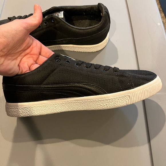 Puma Clyde Sneakers Black Size 11 - Picture 4 of 6